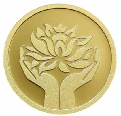 22K Round Gold Coin