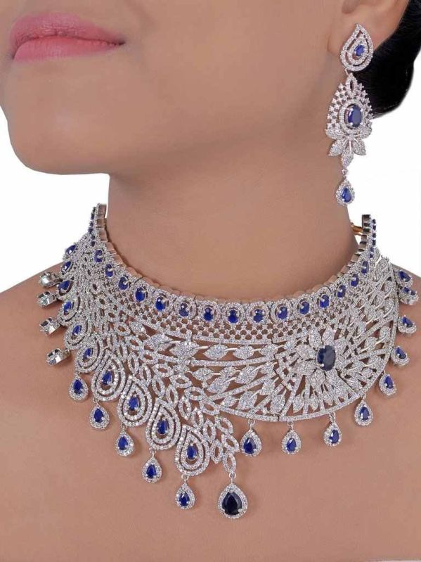 American Diamond Jewellery Necklace
