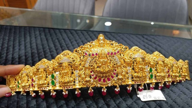 Gold Vaddanam Waist Belt