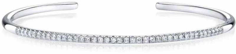 Open Diamond Bangle