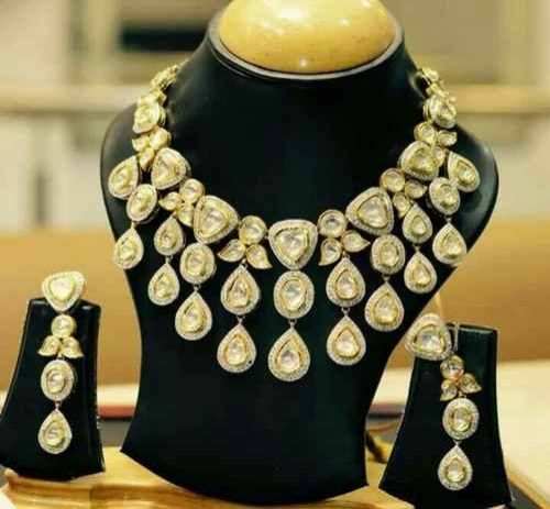 Real Diamonds Wedding Diamond Polki Necklace