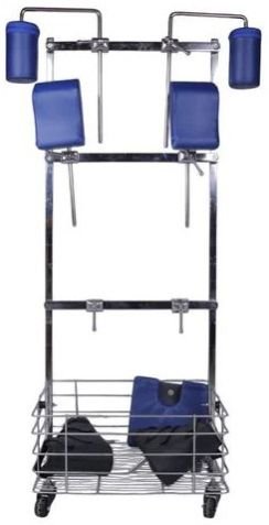 Stainless Steel Hospital Crash Cart Trolley