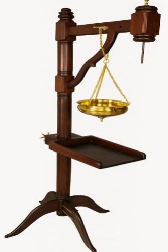 Wooden Shirodhara Stand with Head Support