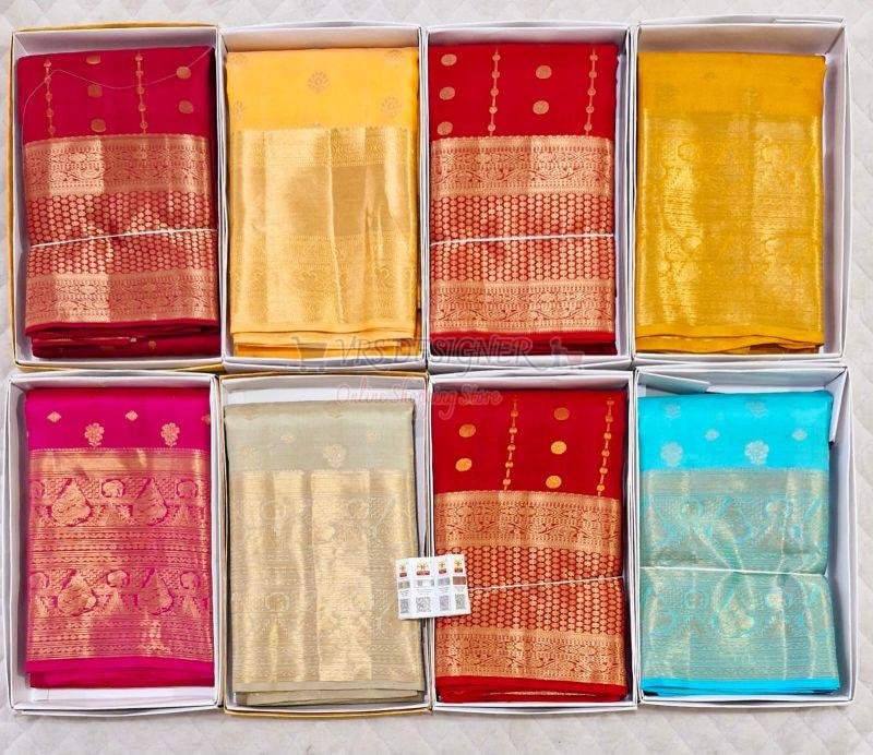 Bridal Zari Work Soft Silk Saree