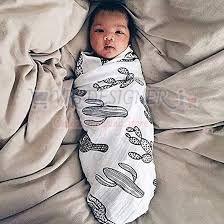 Cotton Muslin Baby Swaddles Wrapper