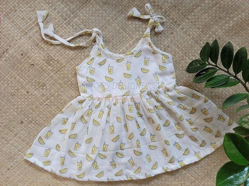 Cotton White Baby Muslin Frock