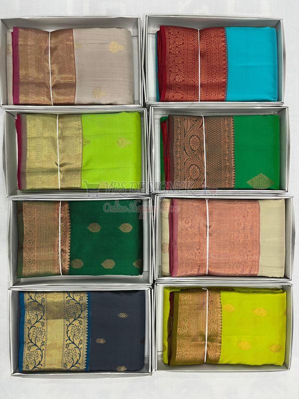 Multicolor Kanchipuram Silk Sarees