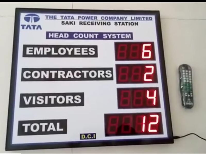 Head Count Display System