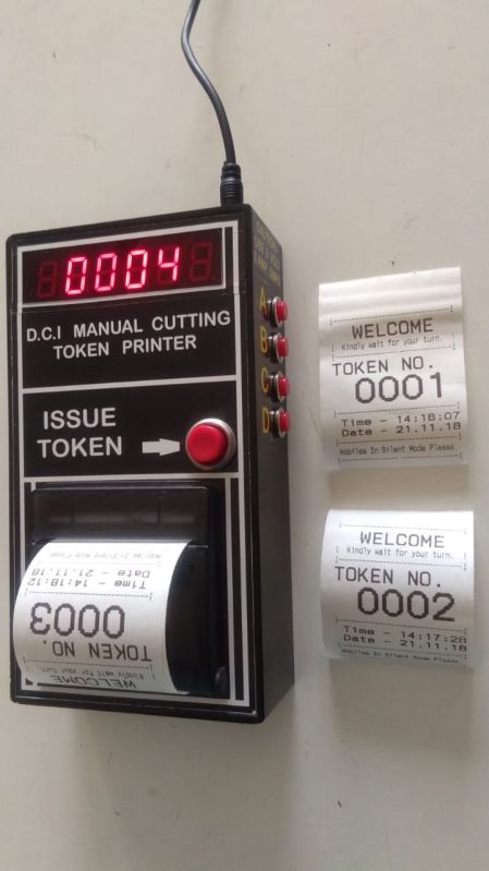 Manual Token Printing Machine