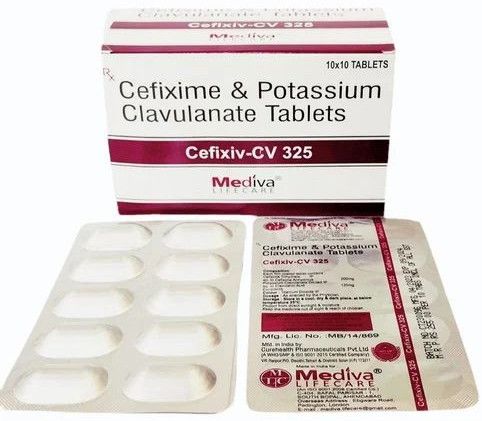 Cefixime 200mg Potassium Clavulanate 125mg Tablets