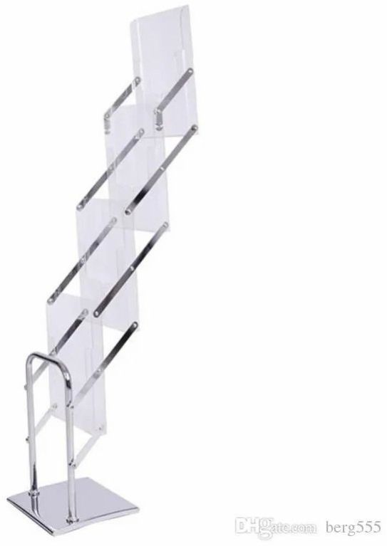Foldable Acrylic Brochure Holder