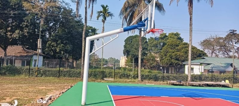 25 Mm Fixed Basketball Pole