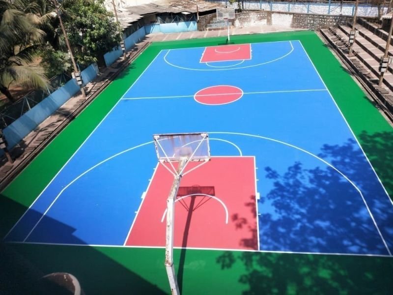 Synthetic Basketball Court Construction Service Synthetic Basketball Court Construction Service