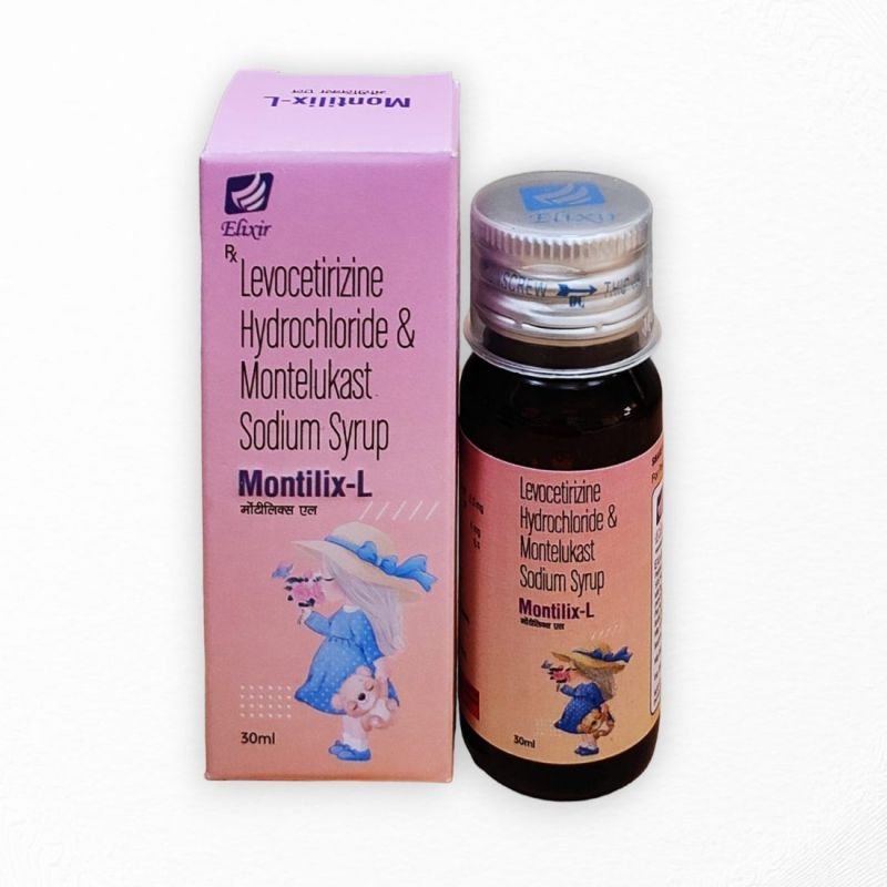 Levocetirizine Hydrochloride & Montelukast Sodium Syrup