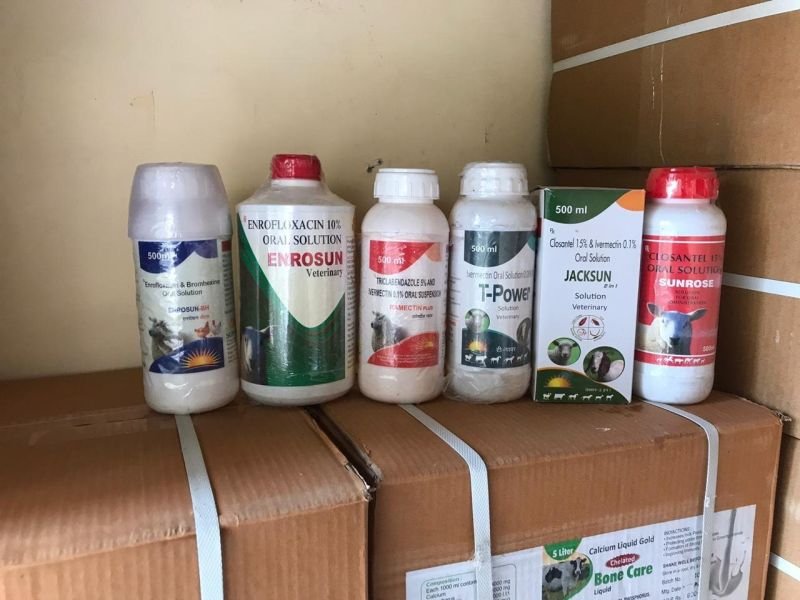 animal dewormer powder