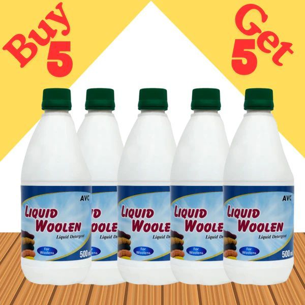 500ml Pack OF 5 Avc Liquid Woolen Detergent