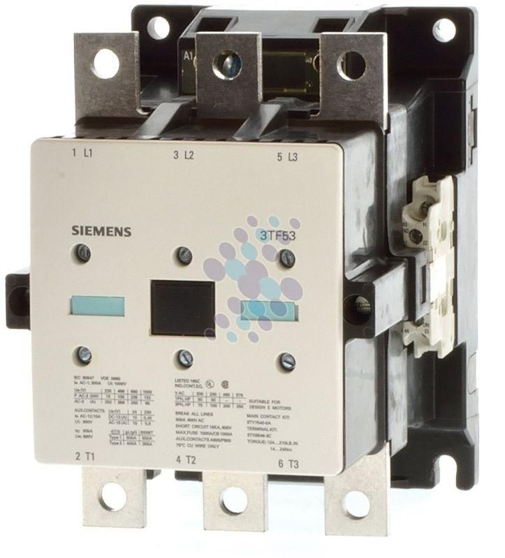 205 A Siemens Sicop 3TF5 Power Contactor