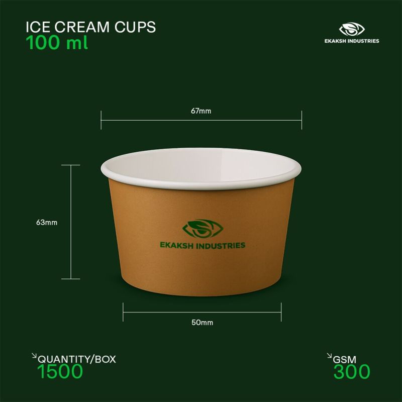 Paper Ice Cream Cups
