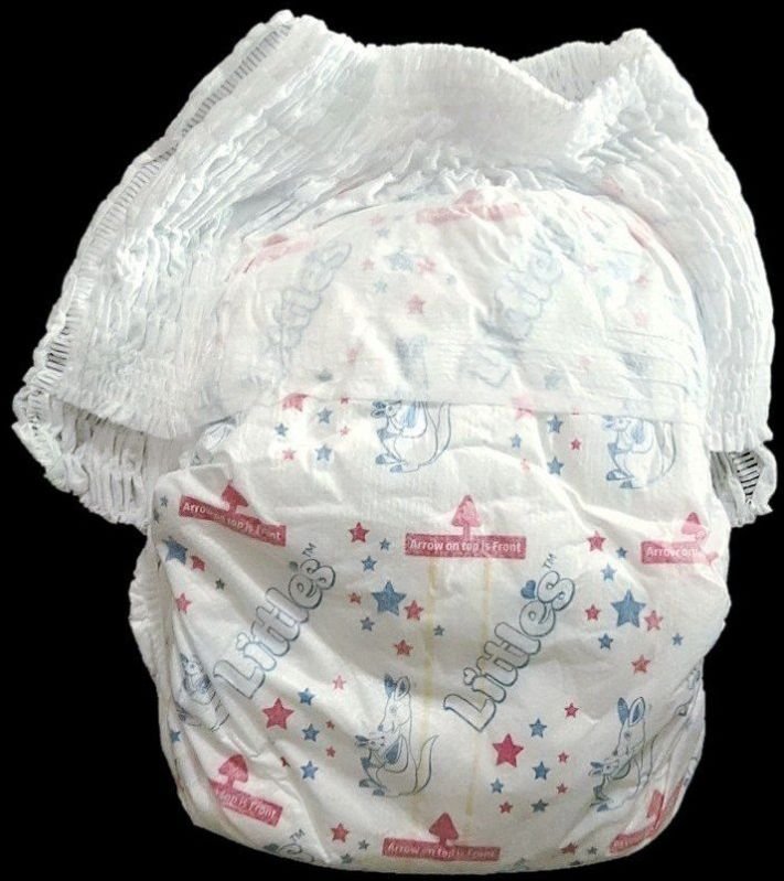 Nonwoven Littles Printed Disposable Baby Diaper Pant