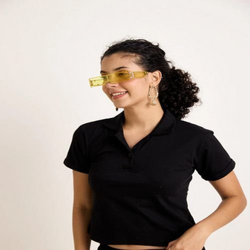 Ladies Black Polo T-Shirts