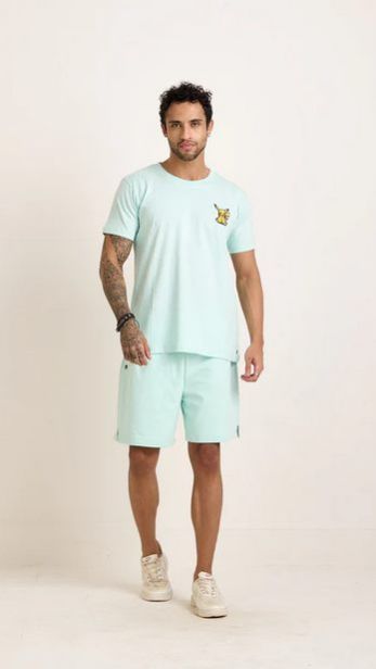Mens Light Blue Co Ord Set