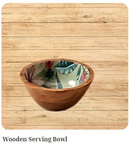 Wooden Serving Bowl