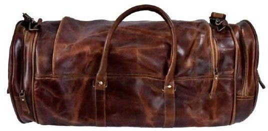 AD02 Anfaal Premium Leather Duffle Bag