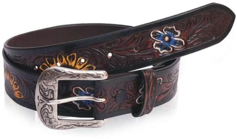 AI/006 Executive Tan Belt with Sleek Buckle