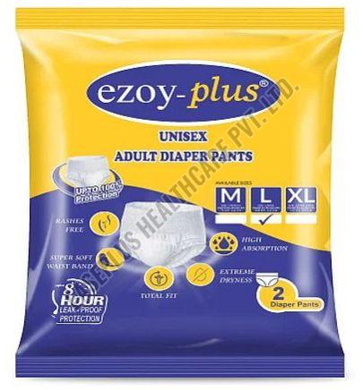 2 Pant Large Size Ezoy Plus Disposable Adult Diaper