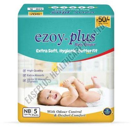 5 Pant Ezoy Plus Disposable Newborn Baby Diaper