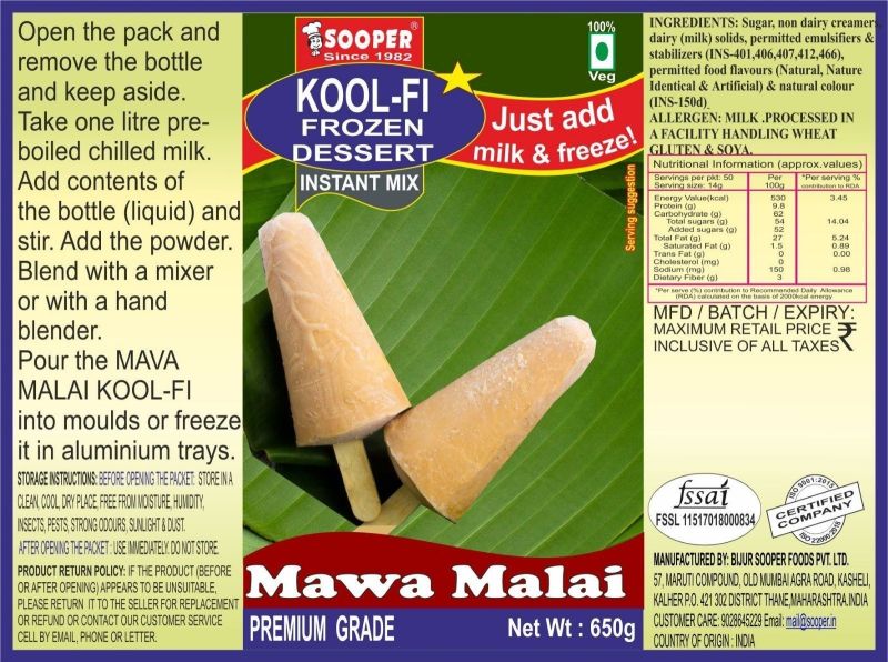 Instant Kesar Kulfi Mix