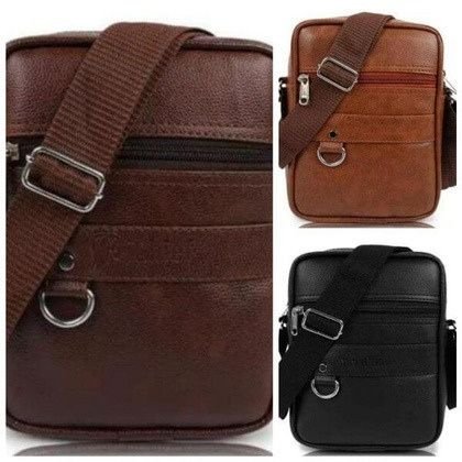 Leather Men Sling Bags