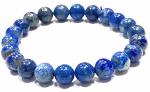 Lapis Lazuli Round Beads Bracelet