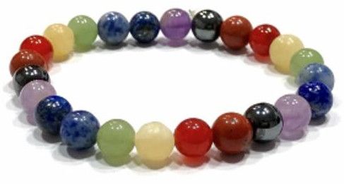 Multi Stone Round Beads Bracelet