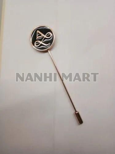 Brass Coat Lapel Pin