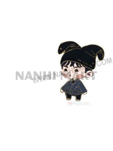 Cartoon Brass Lapel Pin