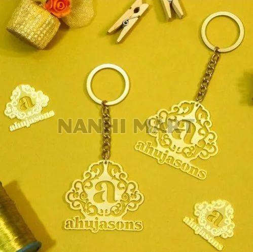 Customised Brass Keychain