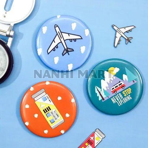 Printed Round Plastic Badge