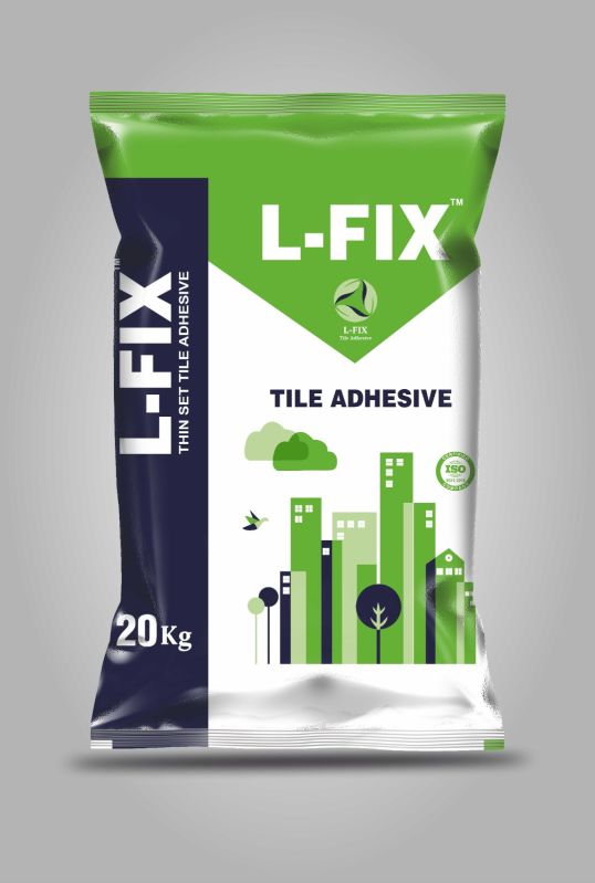 20kg White L Fix Tile Adhesive