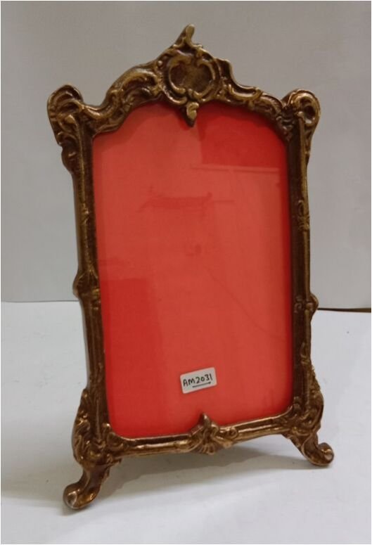 Ornate Antique Brass Photo Frame Ornate Antique Brass Photo Frame