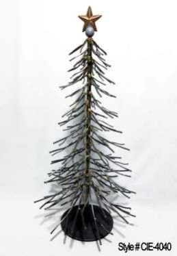 Rustic Spiky Branch Christmas Tree