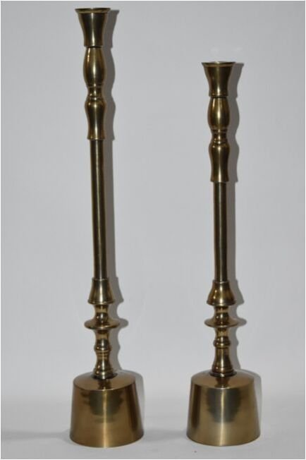 Sleek Modern Taper Candle Holder Set OF 2 Pcs Sleek Modern Taper Candle Holder Set OF 2 Pcs