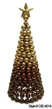 Two Tone Beaded Christmas Tree