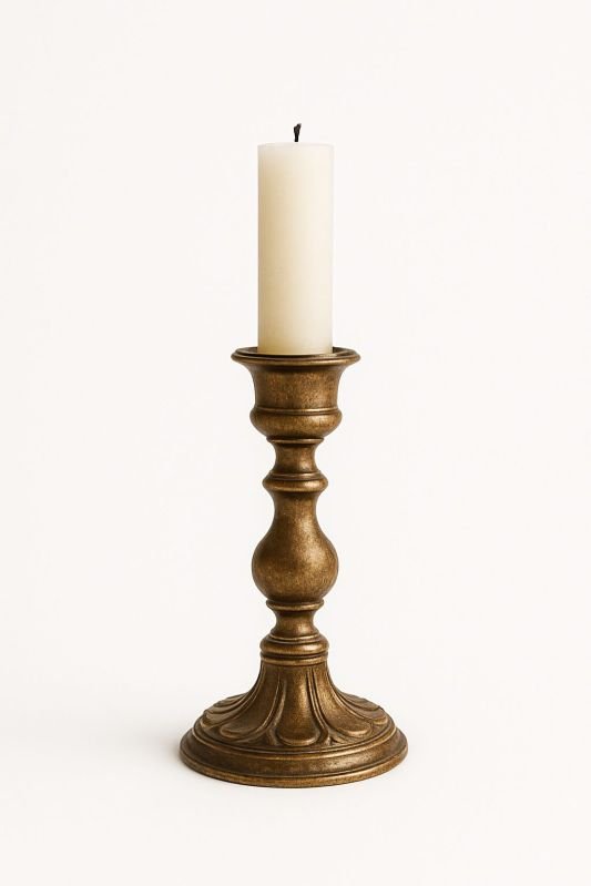 Vintage Style Aluminum Candlestick Holder Vintage Style Aluminum Candlestick Holder