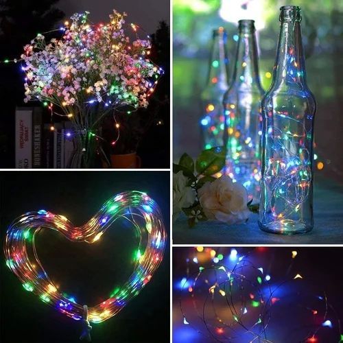 Battery Operated Multi Colour LED String Lights