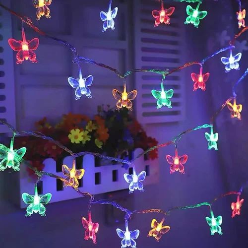 Colored Butterfly String Fairy LED Lights