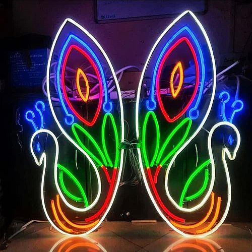 Multi Color Peacock LED Motif Lights