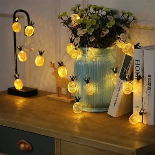 Pineapple Shape Metal String Lights
