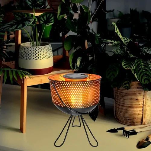 Solar Table Top Flame Light