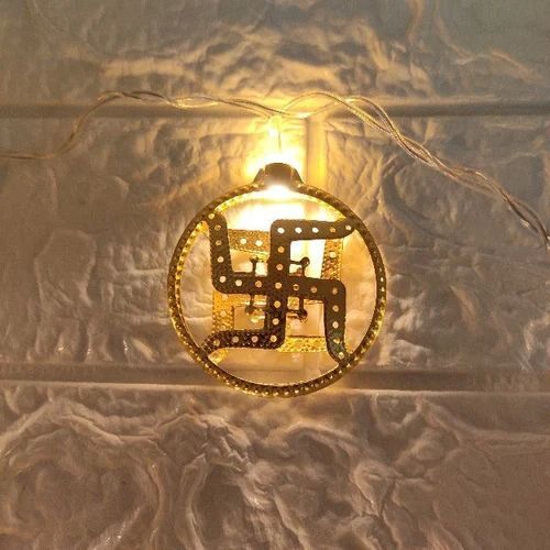 Swastik Metal LED String Lights